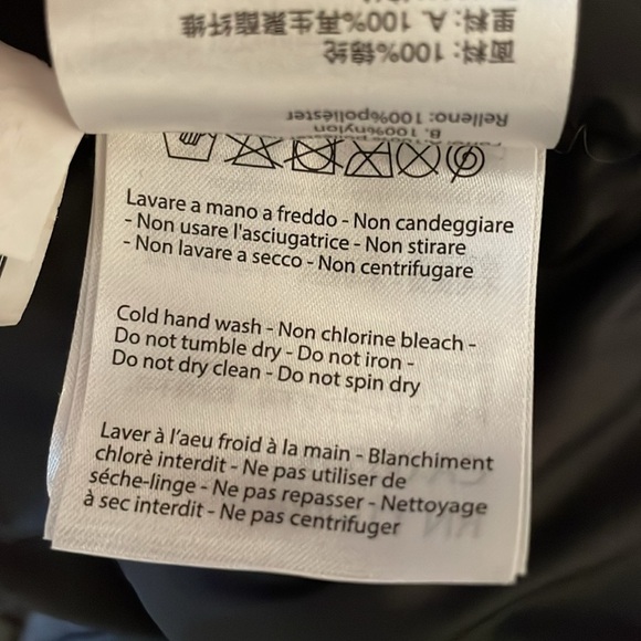 Save the Duck black hooded puffer vest sz S - Picture 6 of 6